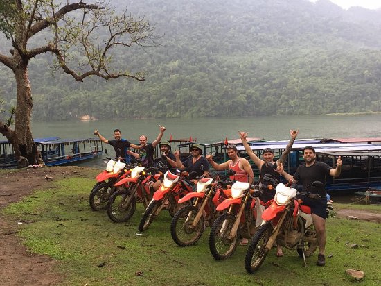 Motobike rental in Ba Be national park 