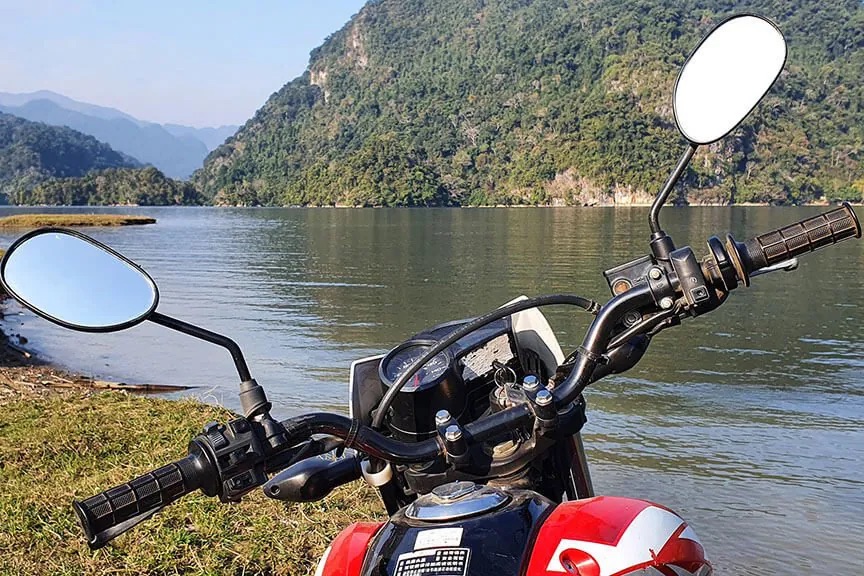 Motobike rental in Ba Be national park