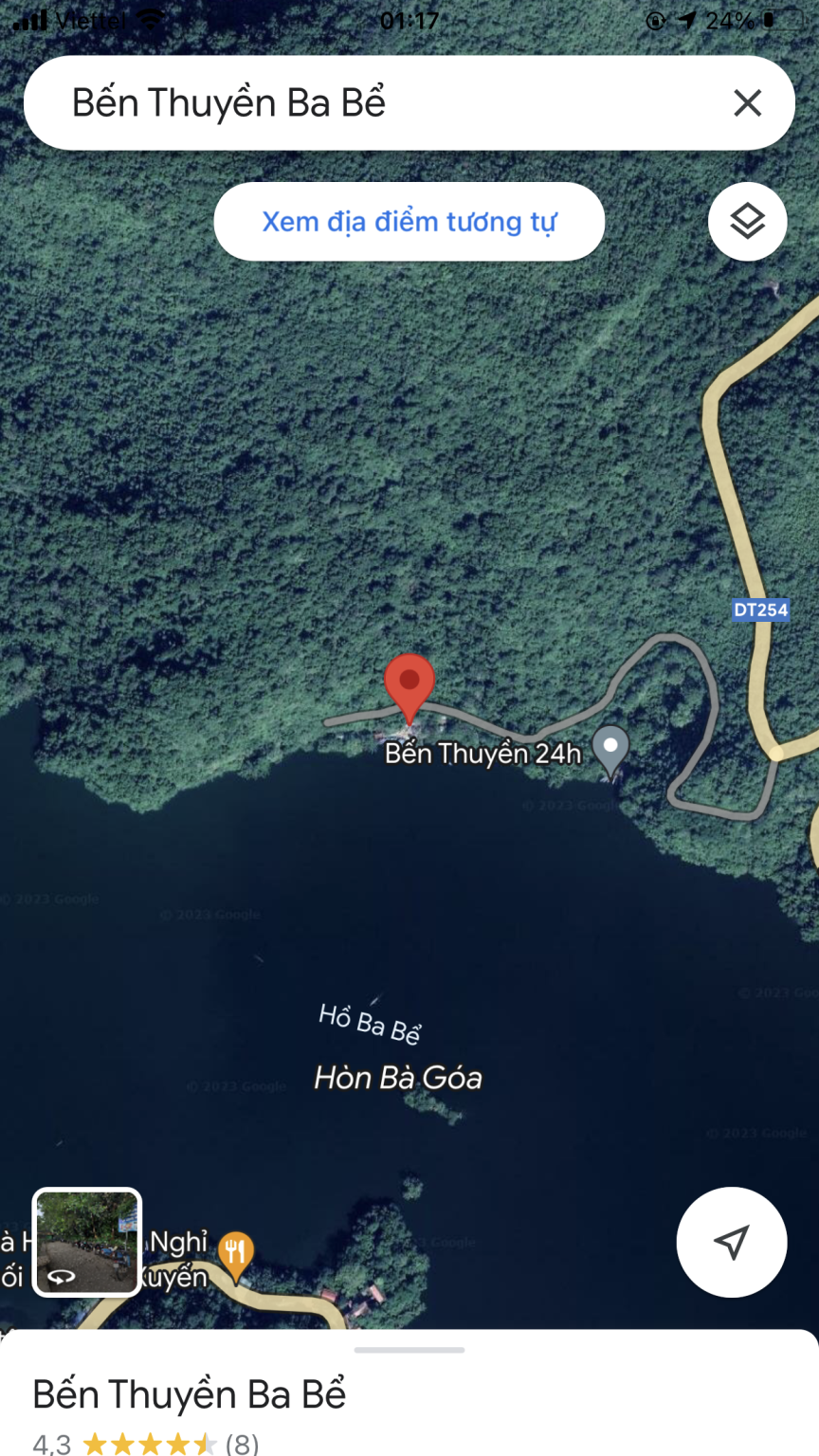 Bus in Ba Be National Park - BA BỂ LAKE